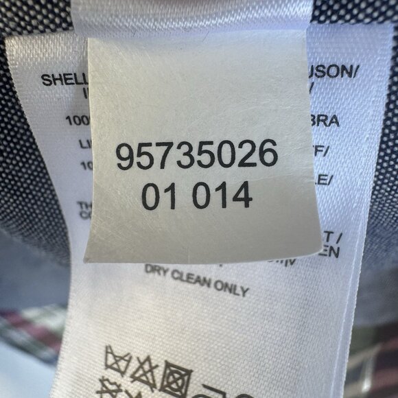 Brooks Brothers 1818 Madison Baird McNutt Irish Linen Vest 43R Plaid & Denim - Picture 9 of 9